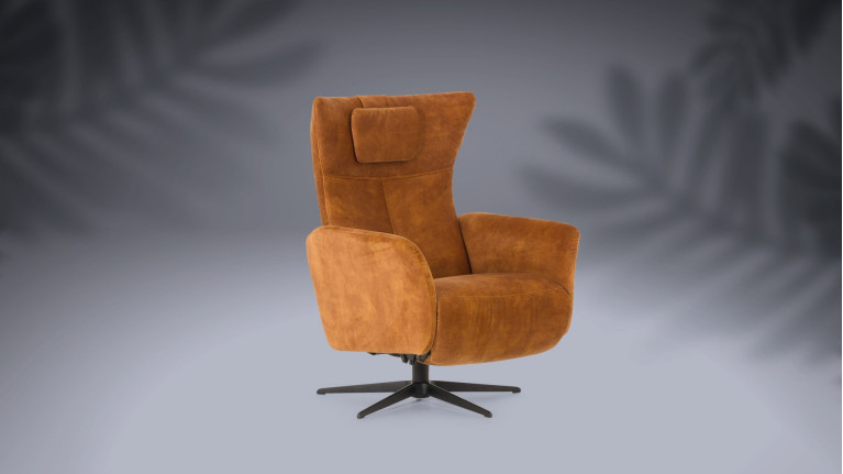 Fauteuil relaxation manuelle OSLO - Design Scandinave au service de votre bien-être. Têtière ajustable et repose pieds intégré