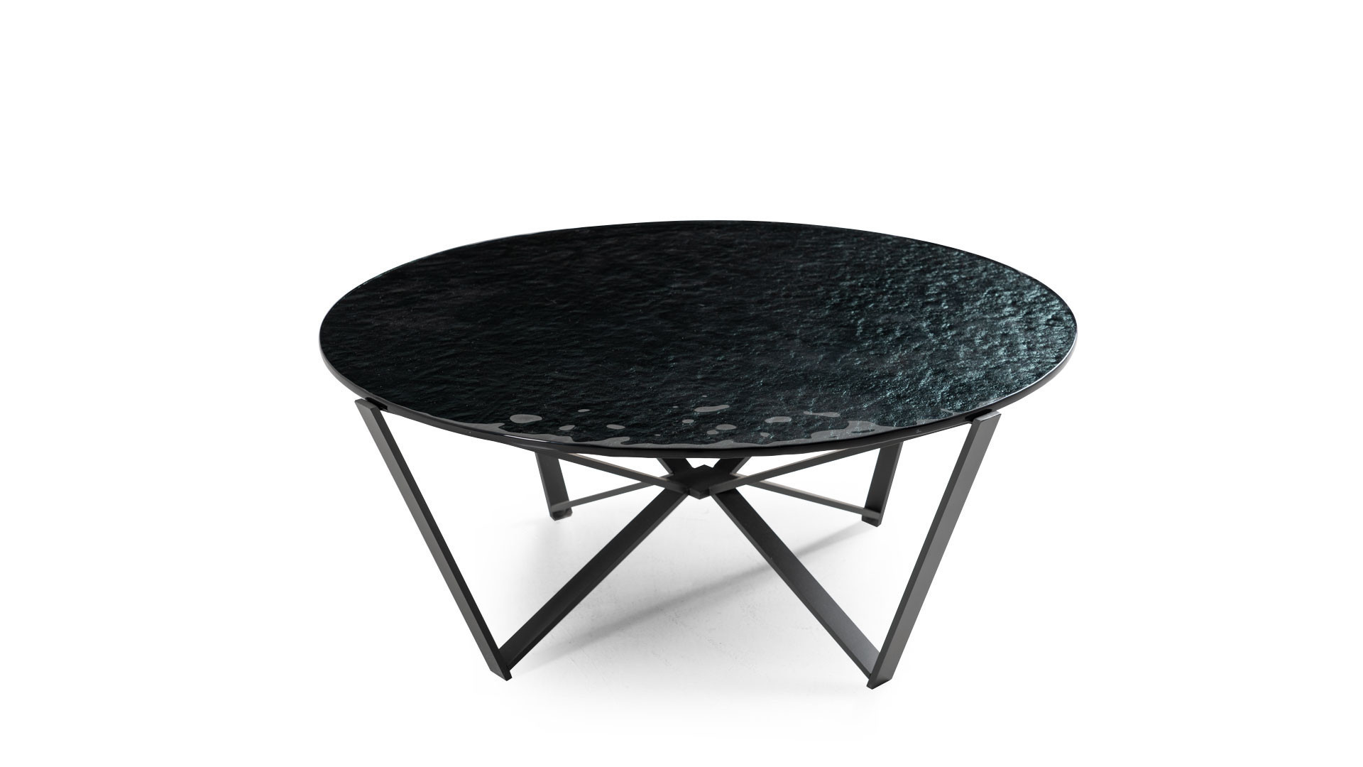 Table basse SPIDER | Tendance verre ondulé