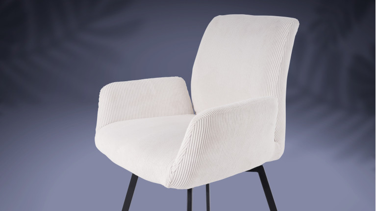 Fauteuil de salle à manger design et confortable, 9059