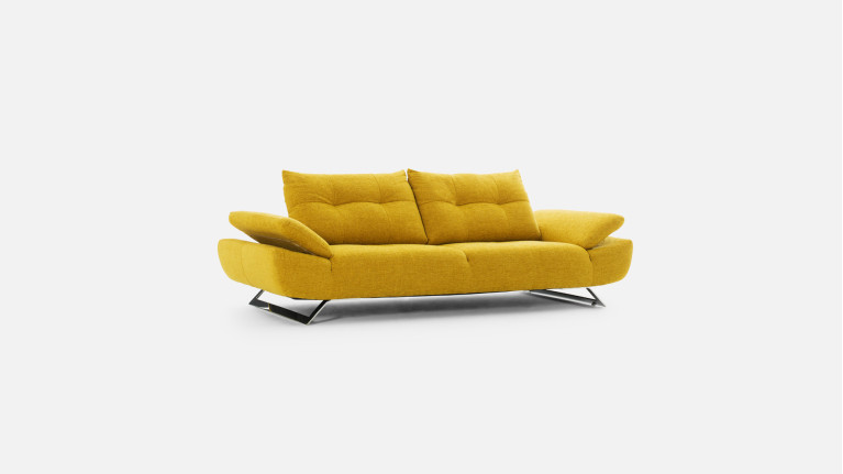 Canapé droit, assise moelleuse, assise réglable, Level