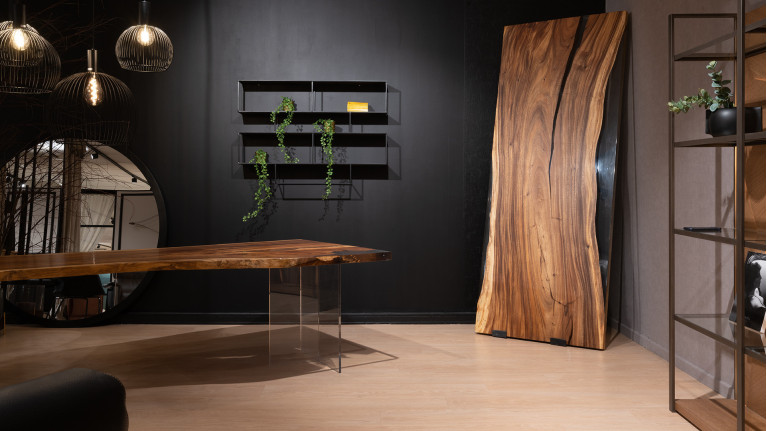 Table de repas UNIQUE | Table résine et bois massif