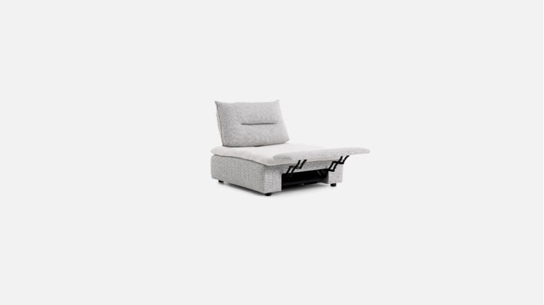 Chauffeuse big basculante relaxation électrique BYBLOS | Salon design
