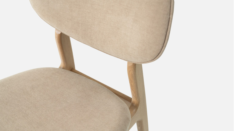 Chaise en chêne massif, pour salle à manger, origine France