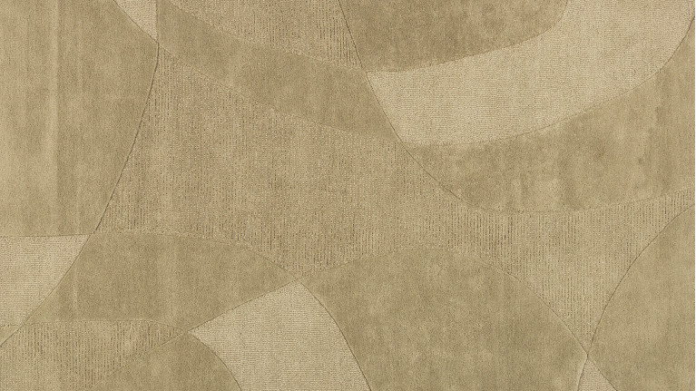 Tapis 100% laine tuftée main, tons doux monochrome, Piana