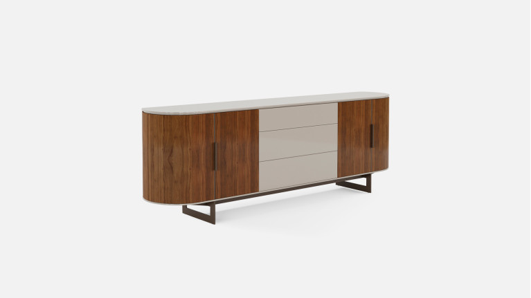 Buffet CIRCUS 4 portes laqué | Personnalisable laque