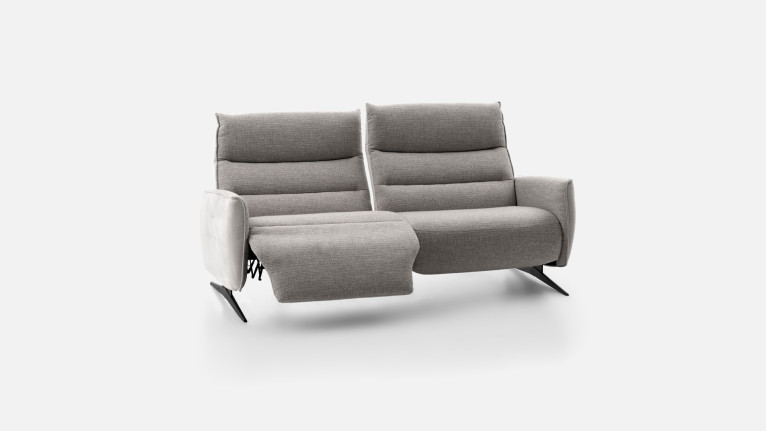 Canapé relaxation électrique 3 places tissu ZEUS | Confort et détente