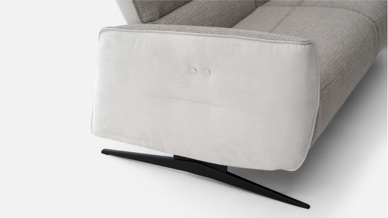 Canapé relaxation électrique 3 places tissu ZEUS | Confort et détente