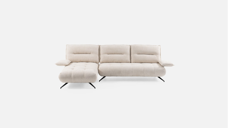 Canapé d'angle modulable tissu OTTO | Un confort exceptionnel