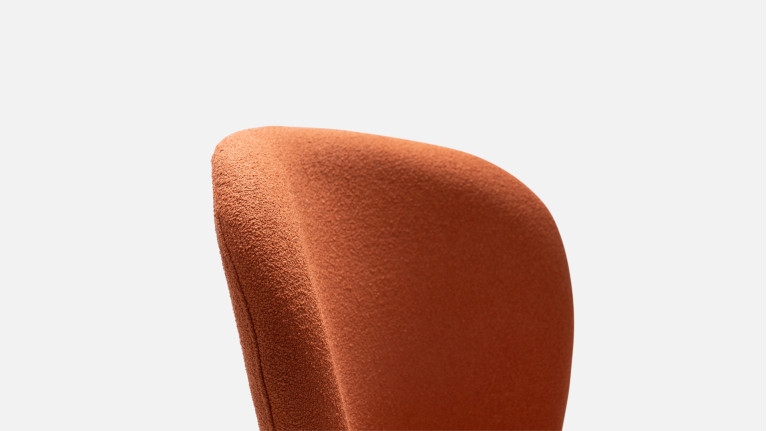 Chaise dossier haut, pour salle à manger, confortable, Shell