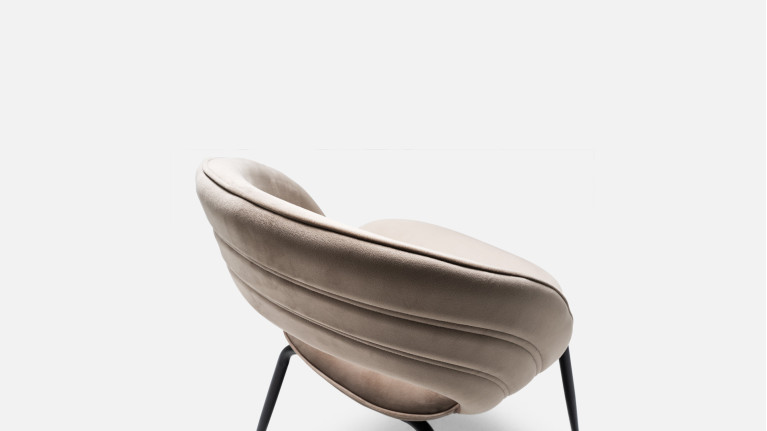 Chaise de salle à manger ergonomique confortable, Bella