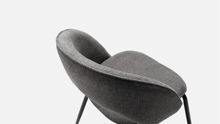 Chaise de salle à manger ergonomique confortable, Bella