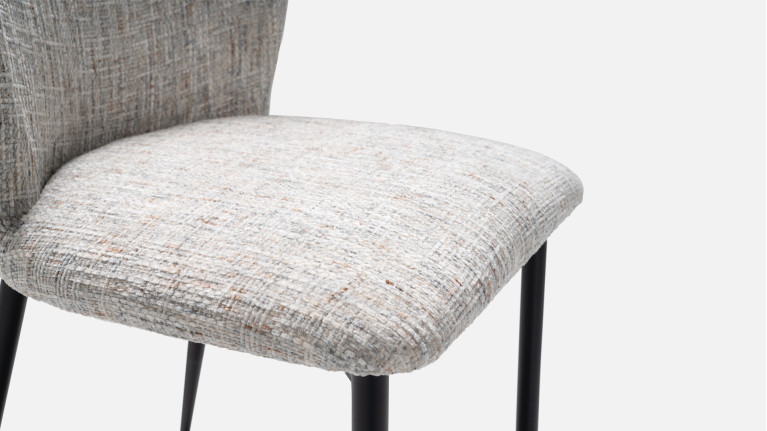 Chaise dossier haut, pour salle à manger, confortable, Shell