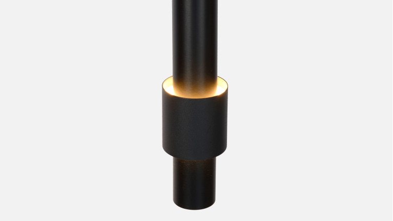 Suspension luminaire design 5 lumières en aluminium, Margary