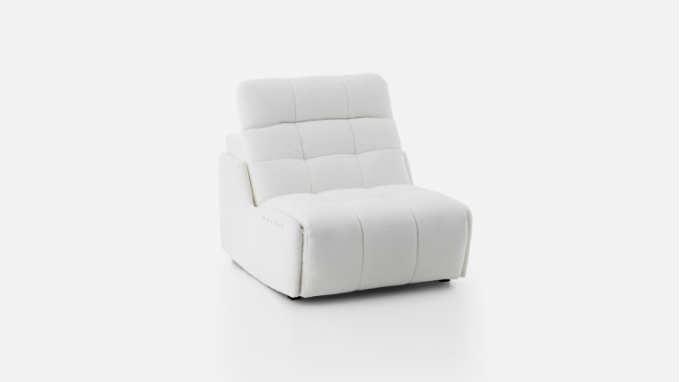 Pouf tissu, en mousse qualité HR, 100 % modulable, Beach