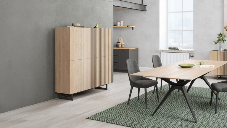 Vitrine haute PIANA | Meuble design haut de gamme