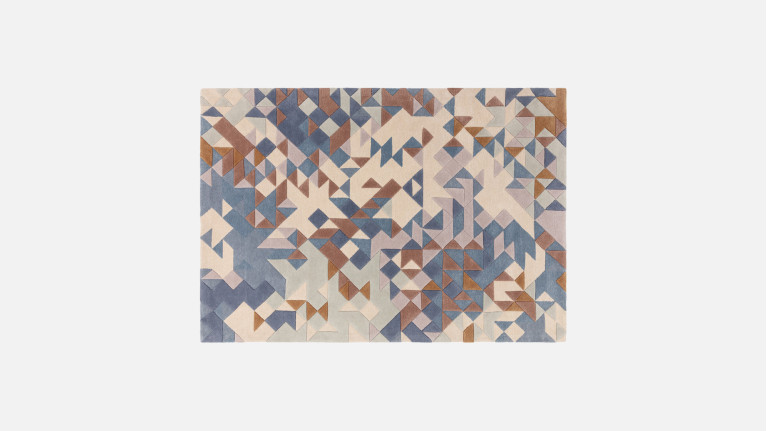 Tapis tufté main, moderne, forme géométrique, Enigma