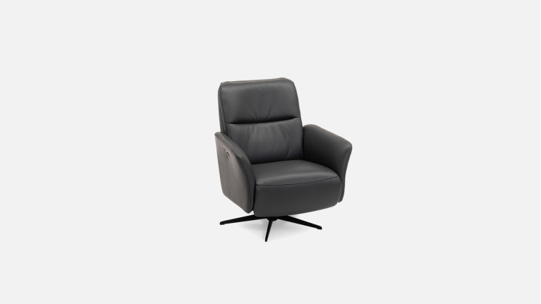 Fauteuil relaxation électrique HIPSTER | avec têtière et repose-pieds