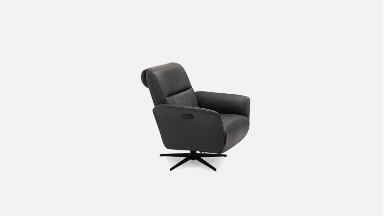 Fauteuil relaxation électrique HIPSTER | avec têtière et repose-pieds