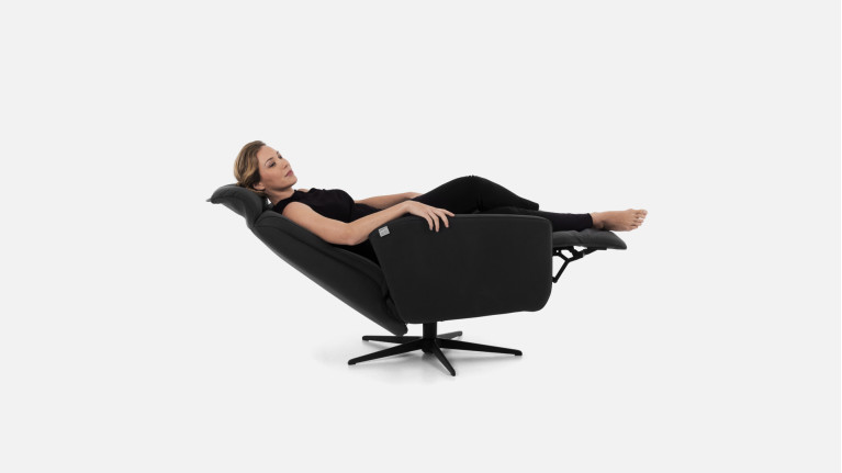 Fauteuil relaxation électrique HIPSTER | avec têtière et repose-pieds