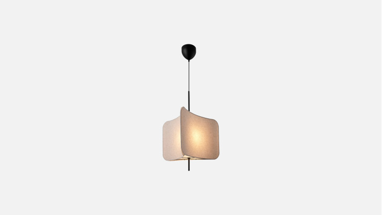 Suspension luminaire au design moderne triangulaire, Tinto