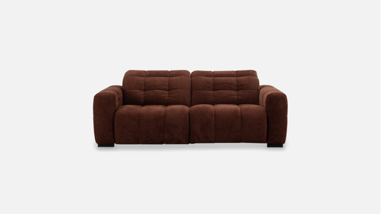 Chauffeuse modulable 1 place, avec accoudoir, en tissu, Beach