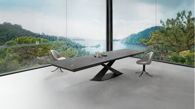 Table de repas extensible céramique ECLIPSE | Table XL