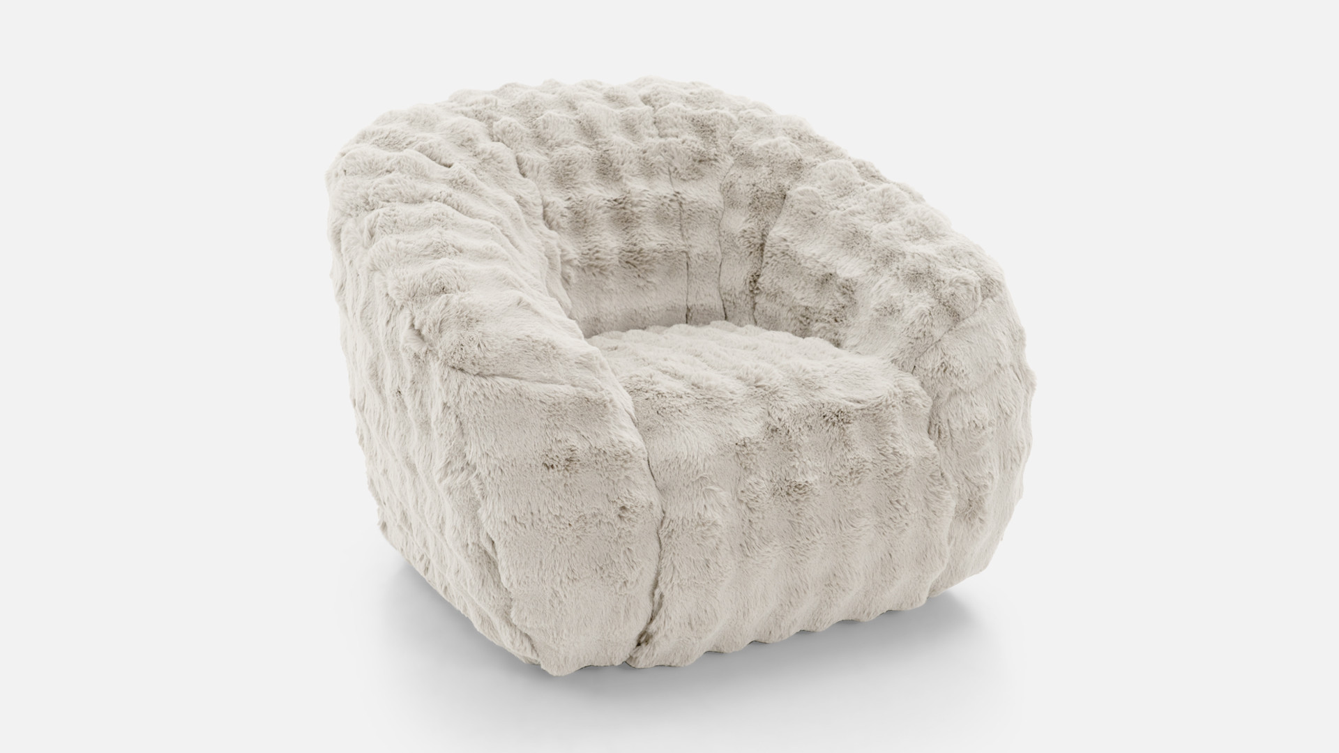 Fauteuil tissu YETI | Douceur irrésistible et style chaleureux