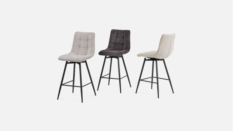 Tabouret de bar ANGELO | Design élégant et assise confortable