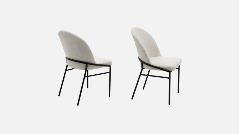 Chaise de salle à manger design, assise élégante, ST 2301