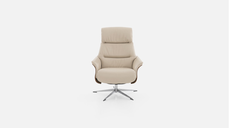 Fauteuil relaxation manuelle cuir JULIO | Confort et élégance