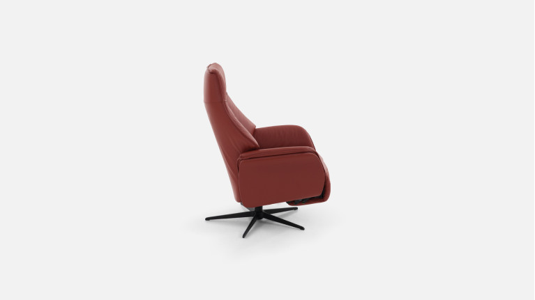Fauteuil relaxation manuelle cuir LONDON | Confort absolu