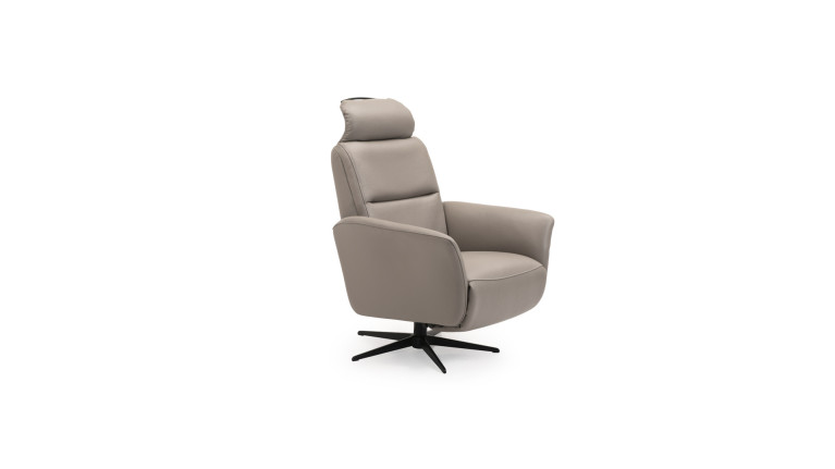 Fauteuil relaxation manuelle HIPSTER | avec têtière et repose-pieds