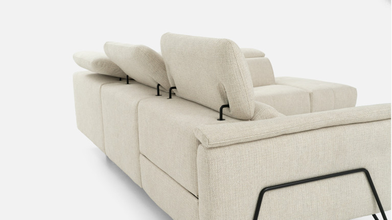Canapé d'angle relaxation électrique BOSCO | Soutien intégral