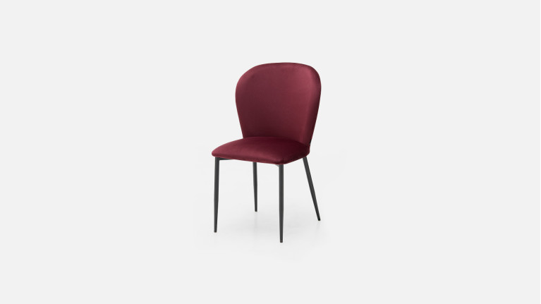 Chaise dossier haut, pour salle à manger, confortable, Shell