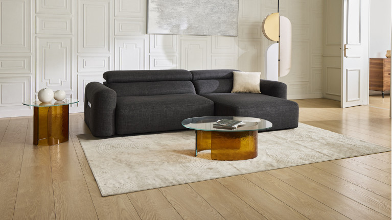 Canapé droit avec relaxation électrique RÉVÉLATION