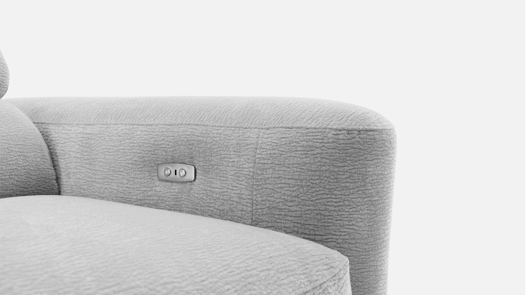 Canapé droit avec relaxation électrique RÉVÉLATION