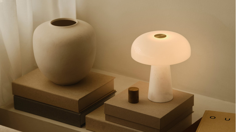 Lampe GLOSSY MINI en marbre | Lampe design nordique