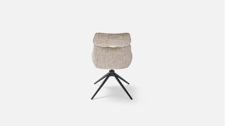 Chaise pivotante 360° CHAPO – Assise enveloppante, retour auto