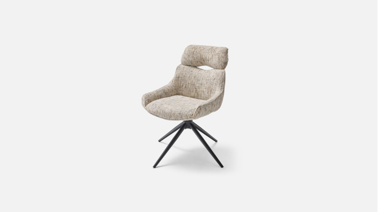Chaise pivotante 360° CHAPO – Assise enveloppante, retour auto