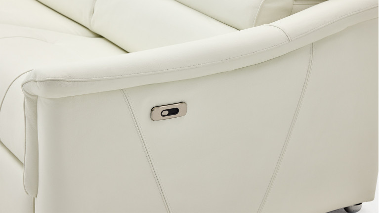 Canapé WINSTON relax convertible cuir confort 2-en-1