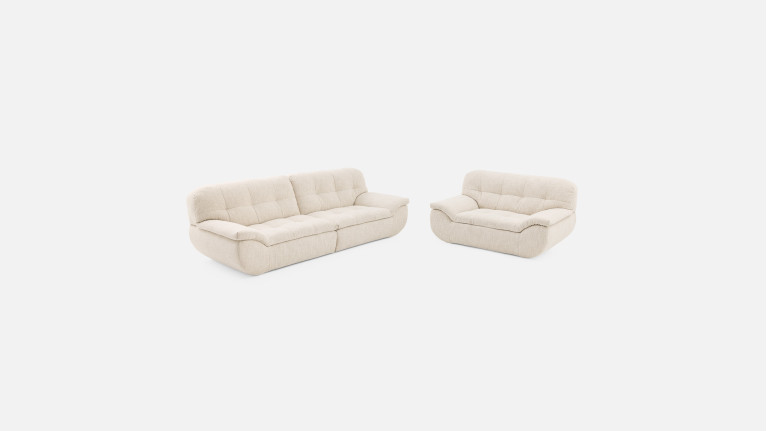 Fauteuil PLAZA confort moelleux et design chaleureux