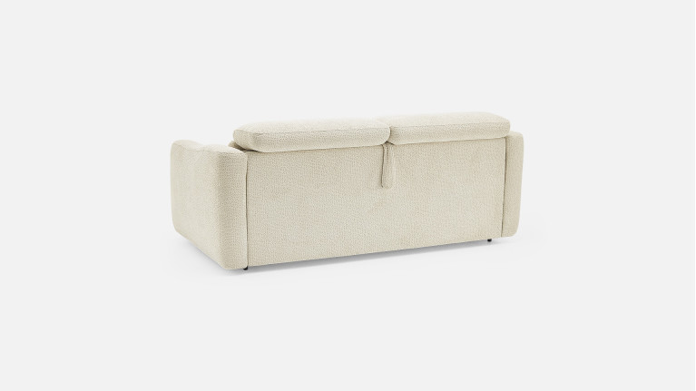 Canapé convertible GLORIA tissu confortable et couchage quotidien