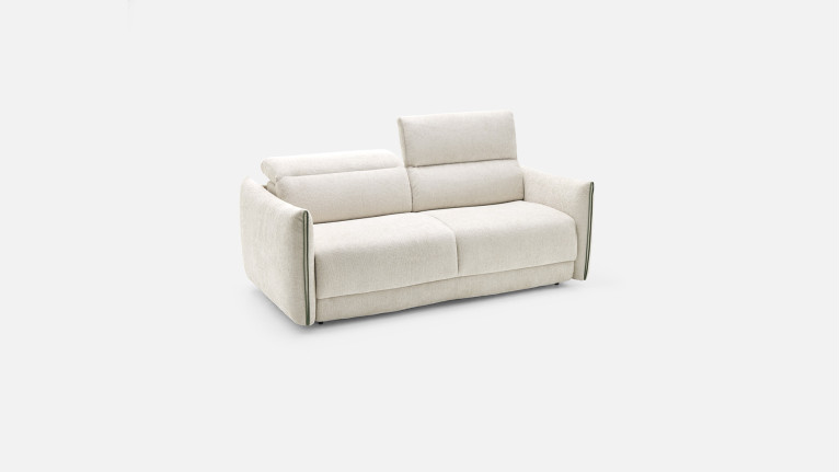 Canapé convertible FOX – Tissu, 4 tailles, matelas 18 cm