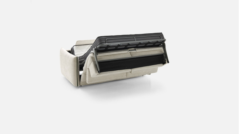 Canapé convertible FOX – Tissu, 4 tailles, matelas 18 cm