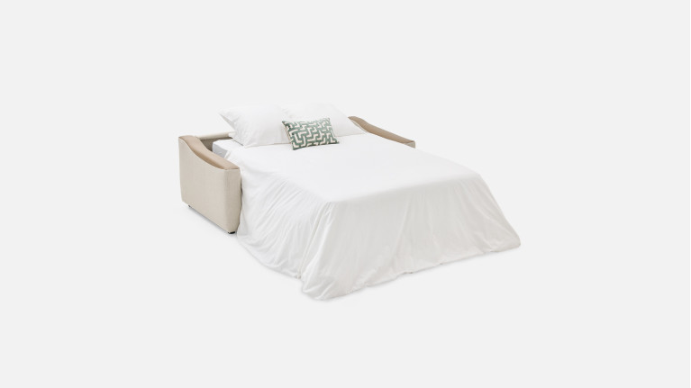 Canapé d'angle convertible STRIKE tissu – Chaise longue et matelas HR