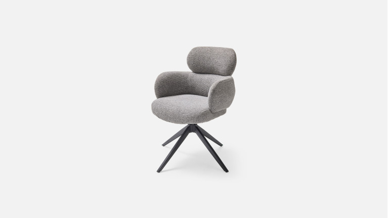 Fauteuil pivotant CALIN – Confort supérieur, 360° retour automatique