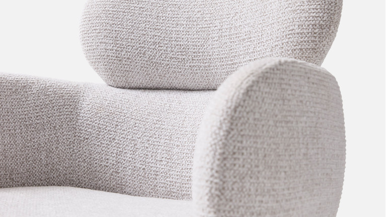 Fauteuil pivotant CALIN – Confort supérieur, 360° retour automatique