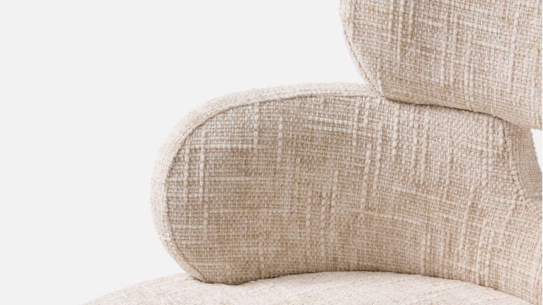 Fauteuil de table TOPAZE – Dossier ajouré, confort supérieur