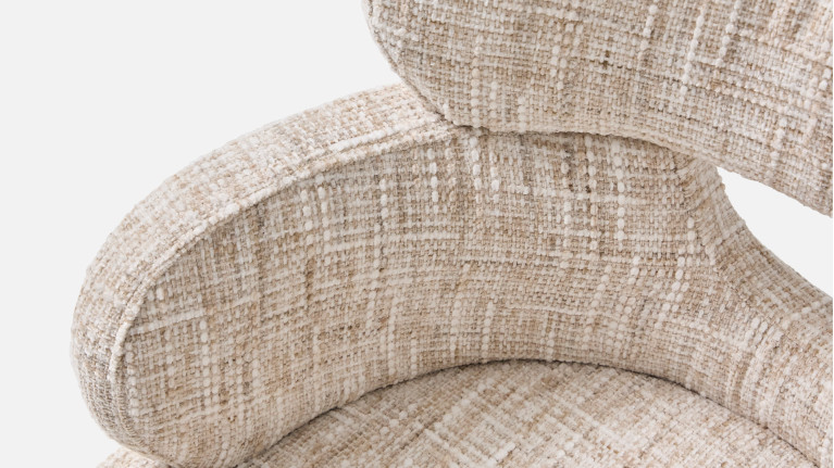 Fauteuil de table TOPAZE – Dossier ajouré, confort supérieur