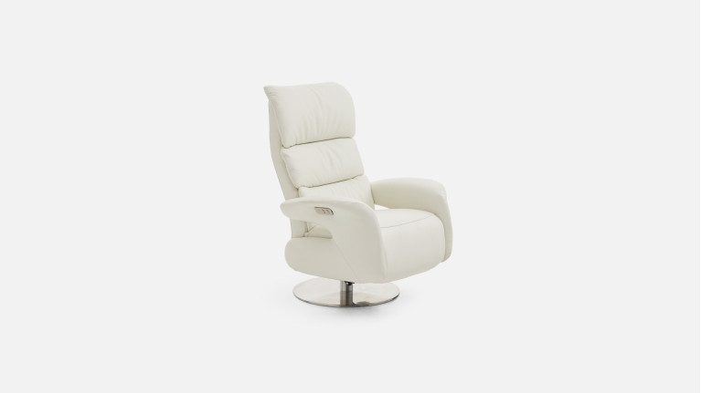 Fauteuil relax électrique New Eden en cuir